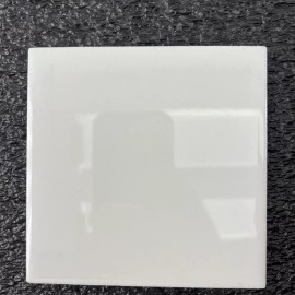 American Olean (9PIECES) VTG American Olean Ceramic Wall Tile 4.25x4.25” Ice White (0025) Gloss