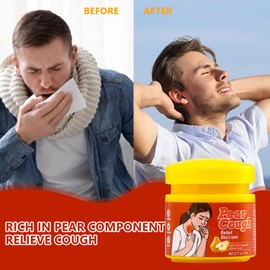 Cough-relieving cream, mucolytic cough cream, natural cough cream, fast-acting cough suppressing, stimulant-free cough cream, relieves irritating cough, night cough, 20 g