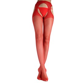 WOOTI TIGHTS collant GUSTOSA S ROSSO
