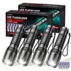 WdtPro LED Flashlight High Lumens SR2000 Pro - 4 Pack