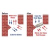 Stormguard Universal Chimney Draught Excluder - Draught Excluder for Chimney