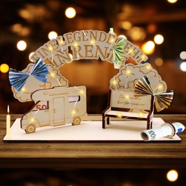 UOY Retirement Gift Women Pension Money Gift Pensioner Gift Wooden Pensioner Gift Retirement Gift Retirement Gifts Women Men Grandparents Colleague Friend