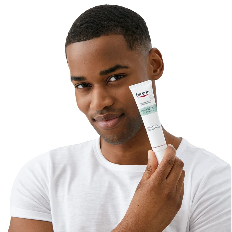 Eucerin Crema facial noche piel grasa, 40ml