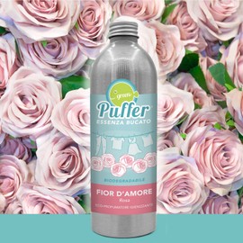 Green Puffer ESSENZA BUCATO FIOR D'AMORE for laundry and small environments without chemical compounds