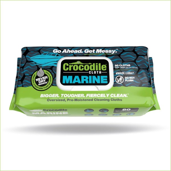 Crocodile Cloth Marine - 80 (15" x 10") Boating and