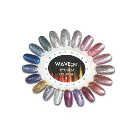 Wave Gel - Soak Off Gel Polish - 0.5 fl Oz. | 15 mL - Titanium Collection (32 - Aquamarine)