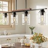 VONLUCE Dining Room Light Fixture Over Table, 4-Light Kitchen Island