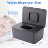 Lijroavy Baby Wipes Dispenser & Wipes Holder - Non-Slip Refillable
