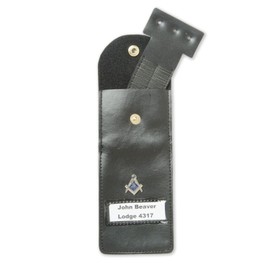 THE MASONIC COLLECTION - Breast Jewel Holder/Wallet - Comes in Multiple Order Options - Popper Fitment & Personalisable with Name & Lodge No. - Quality Freemason Gift for Men
