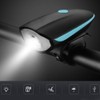 USB Charging High Bright Front Light Cycling Horn Warning Lamp