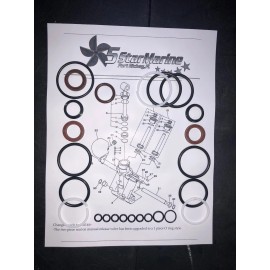 Honda Seal Kit!! SHOWA TRIM TILT UNIT HONDA 2002+ BF90 BF115 BF150 BF200 BF225 BF250