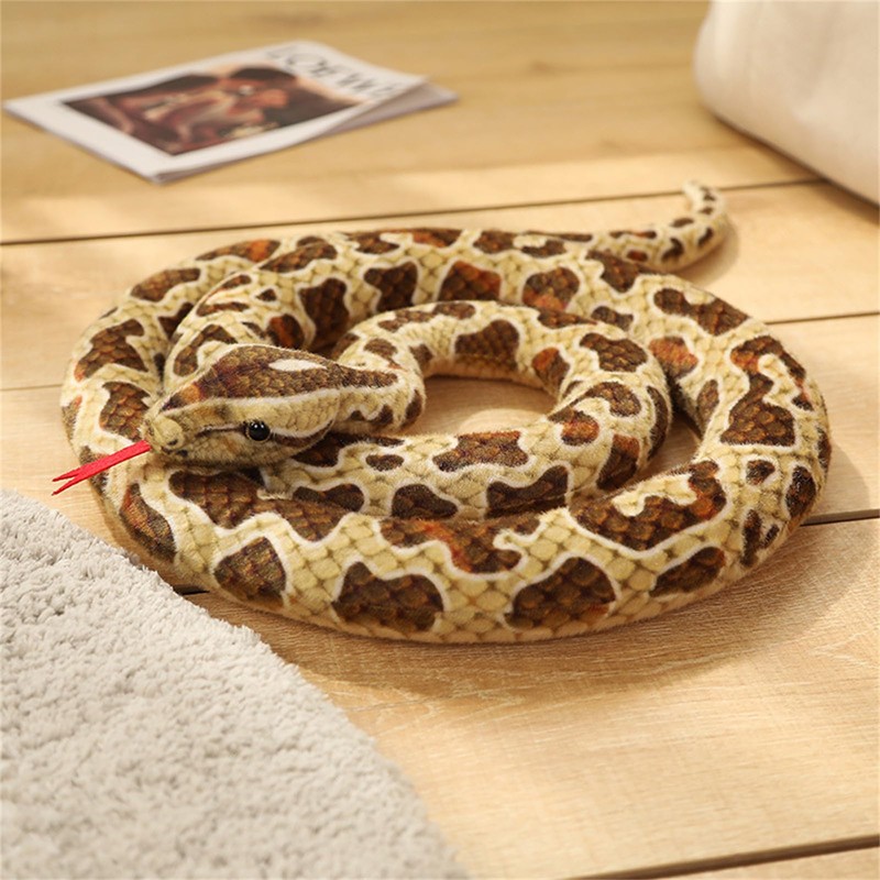 champracer Plush Snake Stuffed Realistic Plush Snake, 200 cm, as