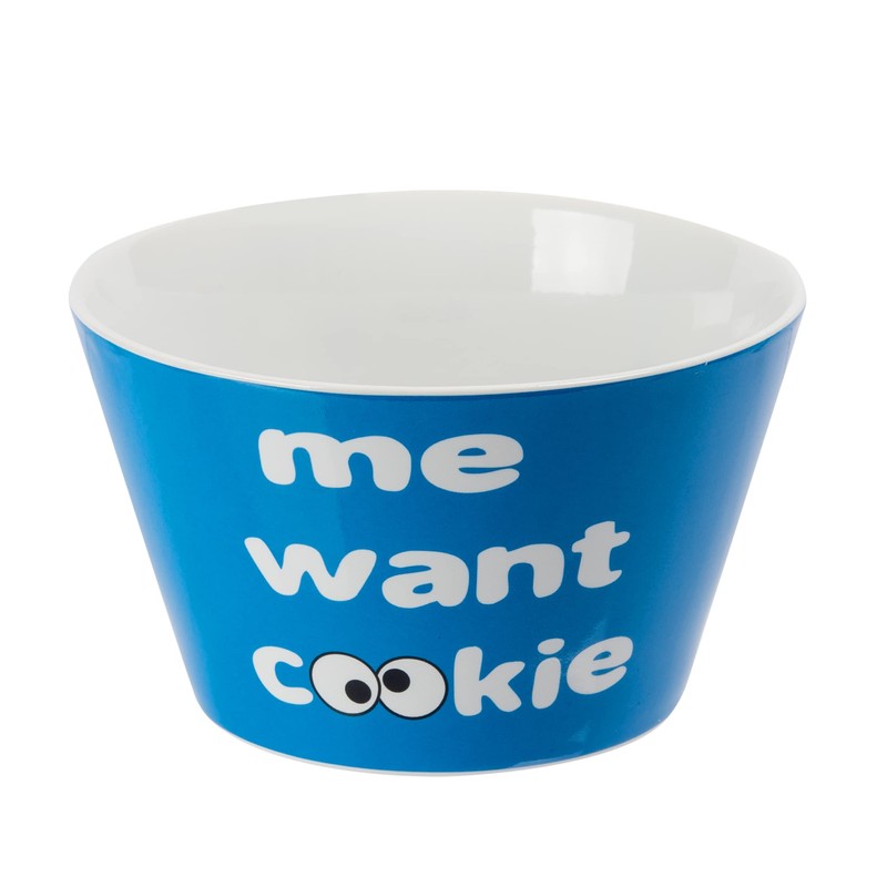 Sesamstraße "me want cookie". 2D Müslischale