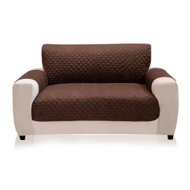 Vianney Protector De Sillon Loveseat Trani Café Doble Vista Vianney