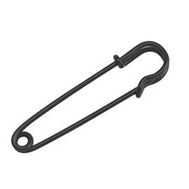Wuuycoky Black 63mm Length Safety Pin Safety Blanket Pin Pack of 15