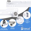 Stahlia (1 Pair) Drawer Runners 350 mm Partial Extension Roller