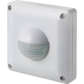 Sygonix SY-4755364 Wall Flush-Mounted PIR Motion Sensor 190° Triac White IP65