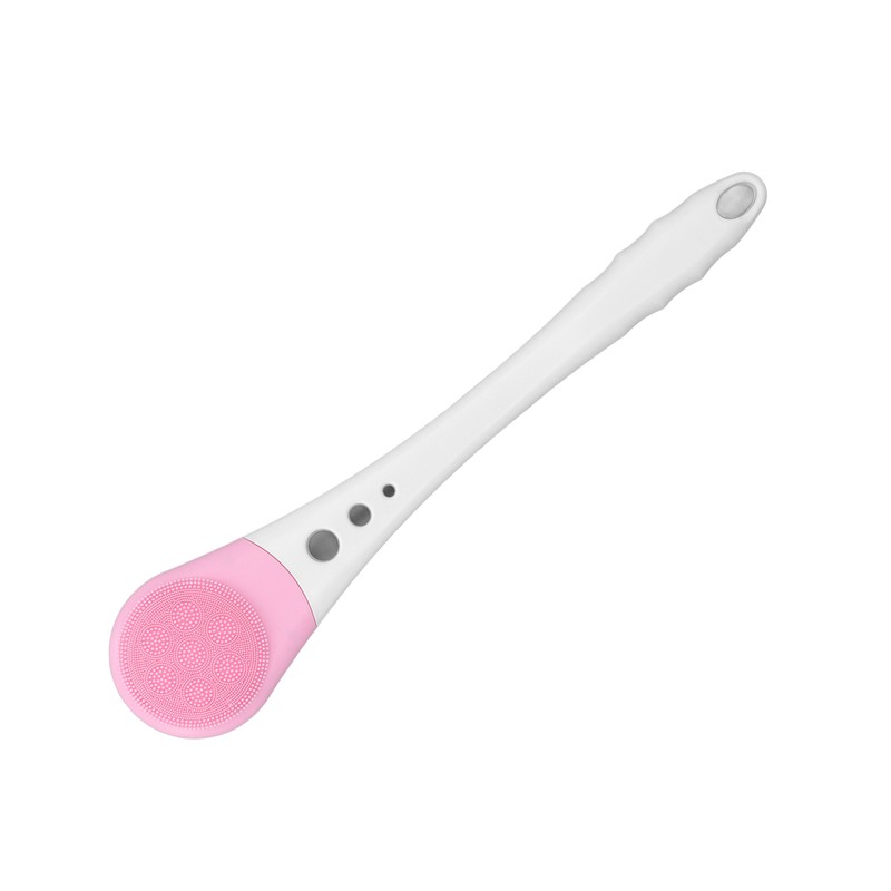 Electric Body Scrubber Shower Brush Long Handle Waterproof Cordless Body