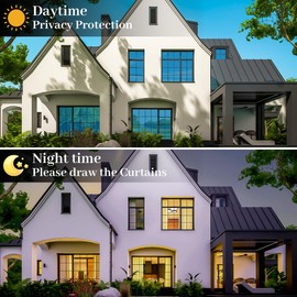 Bloss Reflective Window Film, UV Window Films, Film for Windows to Block Sun, Solar Film Heat Blocking, Cling Windows Film,23.6 x 78.7inch