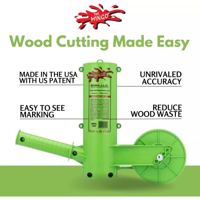 MINGO Firewood Measuring Tool Chainsaw Marking Tool Wheel Accessories Log