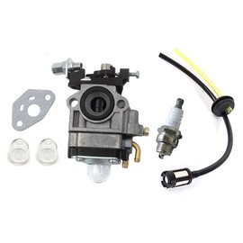 HURI Carburettor with Spark Plug Fuel Hose Fuel Filter for ATIKA HB60 HB60N HB60N-200 Petrol Hedge Trimmer