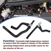Lqito Heater Hose With TEE Supply-Return Compatible With 2008-2020 Dodge