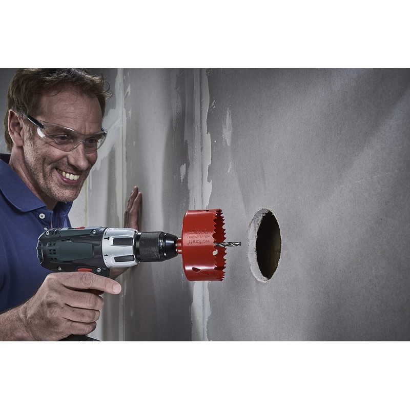 Wolfcraft 5471000 5467000 Hole saw, red