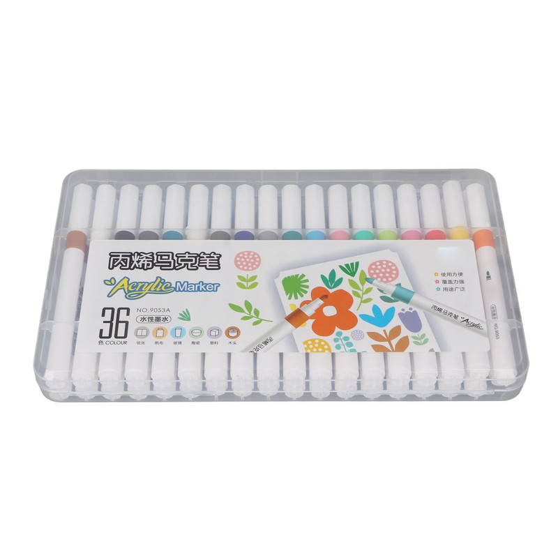 Acrylic Paint Markers Water Based Ink Waterproof High Coverage Paint