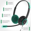 Yealink UH34 USB Headset with Mic,Stereo Wired Headphones with Noise