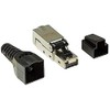 LogiLink Professional Field Assembled RJ45 Connector Cat.6A 10GE, STP