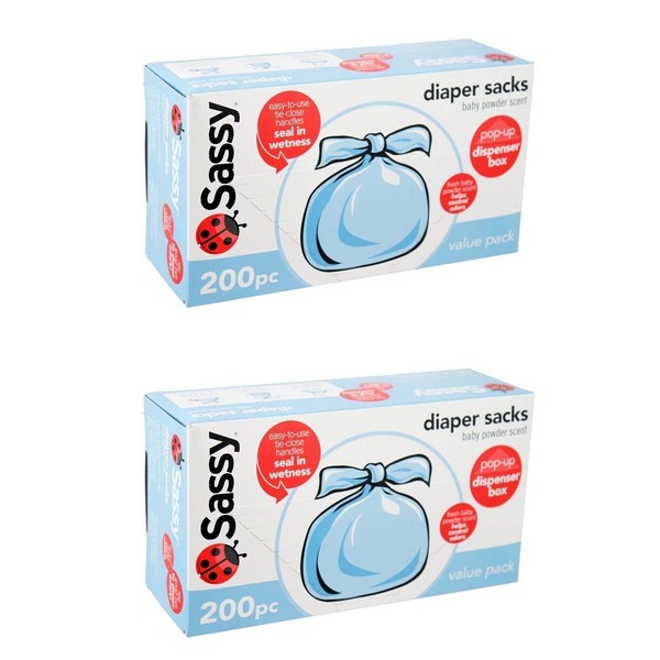 Sassy Baby Disposable Diaper Sacks (400)