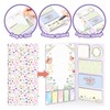 Wildflower Sticky Notes Set Cute Floral Self Stick Writing Memo