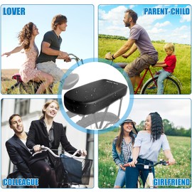 Bicycle Back Seat Cushion, Mountain Bike Bicycle Seat Cushion, Kids Bicycle Rear Seat Cushion, Bicycle Accessories, Thicker Soft Padding, for Children or Adults