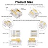Aroidful Pack of 12 LED Corner Connectors 2-Pin 8 mm