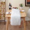 Topspitgo Faux Fur Modern Table Runner - 30 x 120
