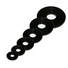 M10 X 30mm Black Nylon Penny Washers Fender Repair Washer