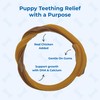 N-Bone Puppy Teething Rings Peanut Butter Flavor Dog Treat, 3