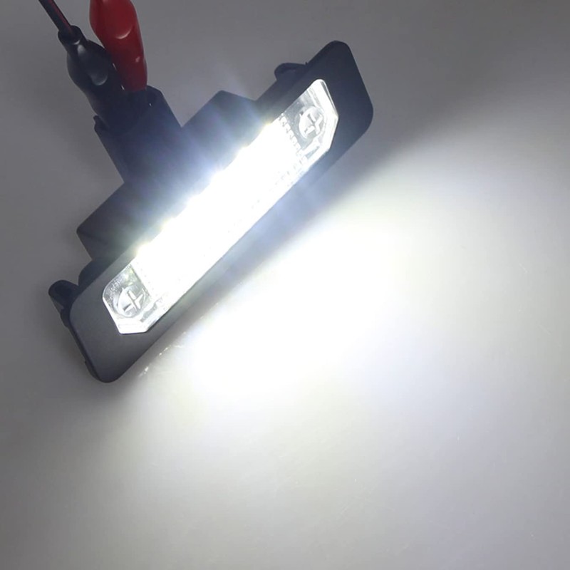 NP 2PCS Bright White LED Number Plate Light for F-Ord