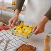 NUTRIUPS Square Glass Baking Dish 15.5cm Mini Oven Proof Dishes