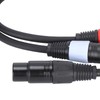 JORINDO 5‑Pin XLR Female to Double 3‑Pin XLR Male Cable
