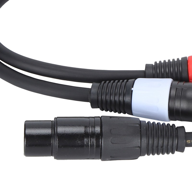 JORINDO 5‑Pin XLR Female to Double 3‑Pin XLR Male Cable