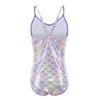 Toddler Girls Mermaid One Piece Swimsuit Fish Scale Bathing Suits