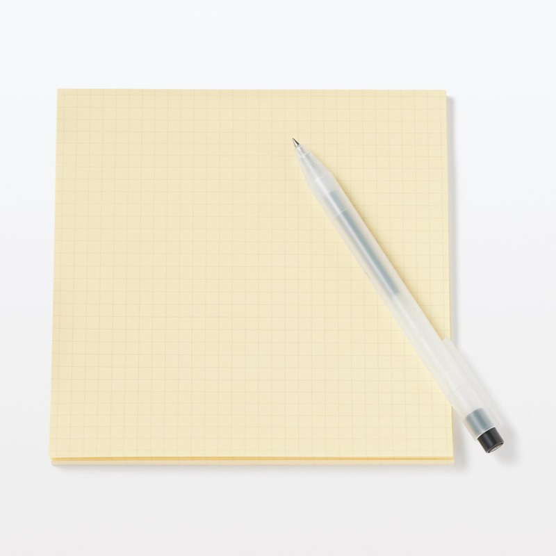 MUJI 83366711 0.2 inch (5 mm) Square Sticky Notes, 5.9