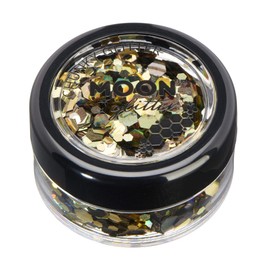 Moon Glitter Mystic Coarse-Grain Glitter - 100% Cosmetic Glitter for Face, Body, Nails, Hair and Lips - 3g - Luxe
