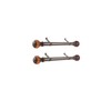 Maykoosh Rustic Revival Set of Two Steel Curtain Rods and