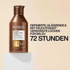 Redken Conditioner for Curly or Frizzy Hair, Invigorates, Tames & Hydrates Dry Hair, with Aloe Vera, All Soft Mega Curls Conditioner, 300 ml
