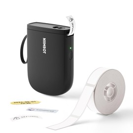 NIIMBOT D11 Upgraded Version Label Maker Machine with Tape,300DPI Bluetooth Label Printer, Portable Thermal Printer, Sticker Maker for Organizing Home Office School, Black
