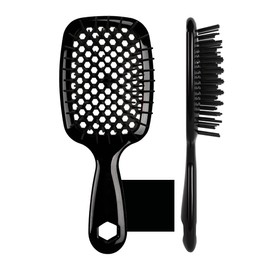 Detangling Hair Brush, 2024 Latest Wet & Dry Vented Detangling Hair Comb, Anti-Static Hair Comb Massage Vented Brushes, Detangling Remove Tangles, Untangle Hair Brush for All hair Types, Black