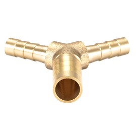 sourcing map 1 Piece 10 x 6 x 6 mm Reducer Barb Connection Y 3-Way T-Connector Adapter