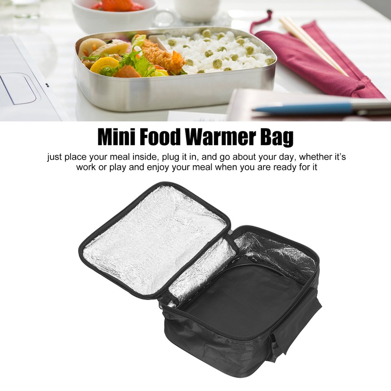 Portable Oven Food Warmer Electric Lunch Bag Mini Personal Heated